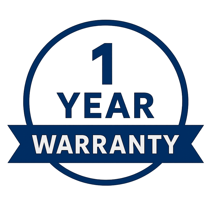 1 Year Warranty
