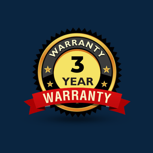 3 Year Warranty